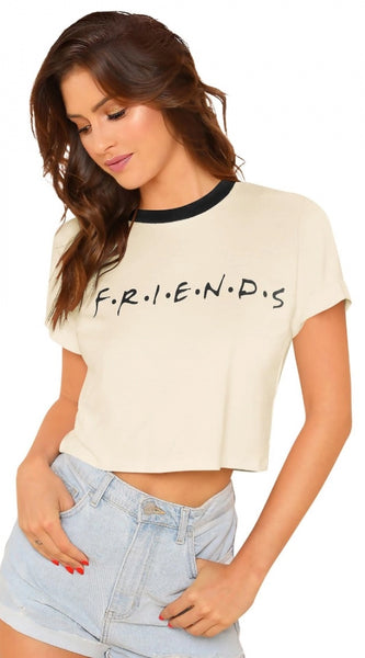 Mayawye Women's Cotton Western Wear T Shirt (Cream)