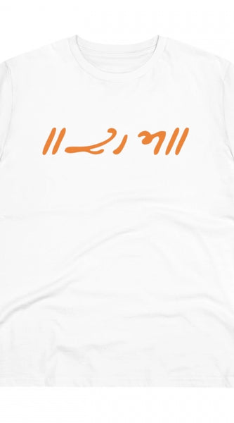Mayawye Men's PC Cotton Raam Printed T Shirt (Color: White, Thread Count: 180GSM)