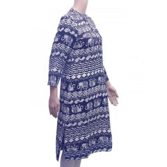 Mayawye Women's Rayon Kurtis (Black, L)