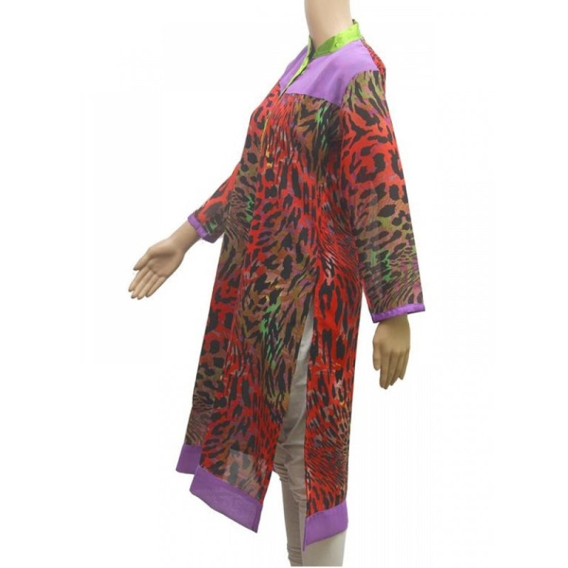 Mayawye Women's Synthetic Kurtis (Multi Color, M)