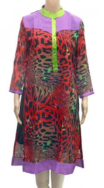 Mayawye Women's Synthetic Kurtis (Multi Color, M)