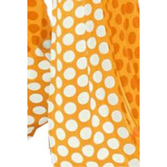 Mayawye Womens Geogrette Saree with Blouse Digital Printed Saree (Yellow, 6.25 Mtr)