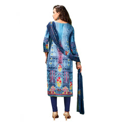 Mayawye Women's Cotton Unstitched Salwar-Suit Material With Dupatta (Multi, 2-2.5mtrs)