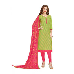 Mayawye Women's Banarasi Jacquard Unstitched Salwar-Suit Material With Dupatta (Green, 2-2.5mtrs)