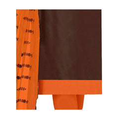 Mayawye Women's Modal Silk Unstitched Salwar-Suit Material With Dupatta (Brown, 2 Mtr)