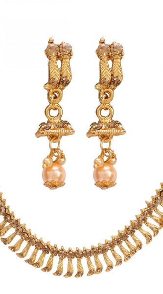 Stylish Gold Plated Necklace Set