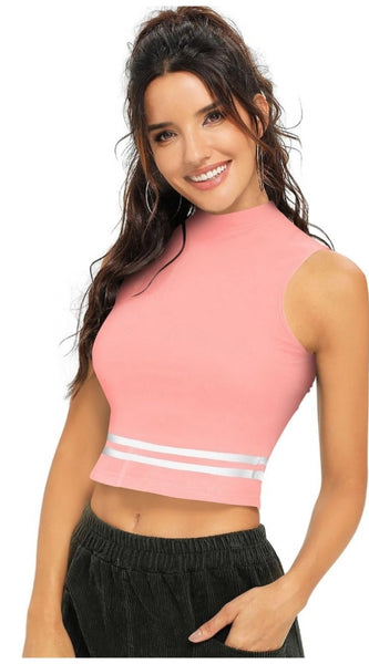 Mayawye Women's Polyester, Knitting Western Wear Tops (Peach)