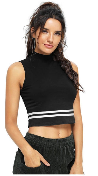 Mayawye Women's Polyester, Knitting Western Wear Tops (Black)