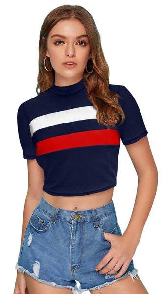 Mayawye Women's 95% Polyester 5% Spandex Western Wear Tops (Red)