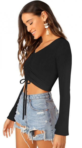 Mayawye Women's 95% Polyester 5% Spandex Western Wear Tops (Black)