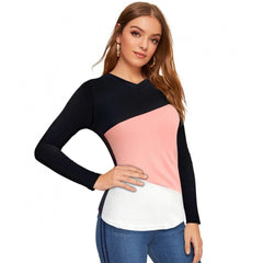 Mayawye Women's 95% Polyester 5% Spandex Western Wear T Shirt (Peach)