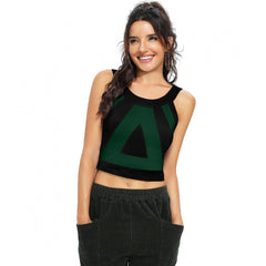 Mayawye Women's 95% Polyester 5% Spandex Western Wear Tops (Green)