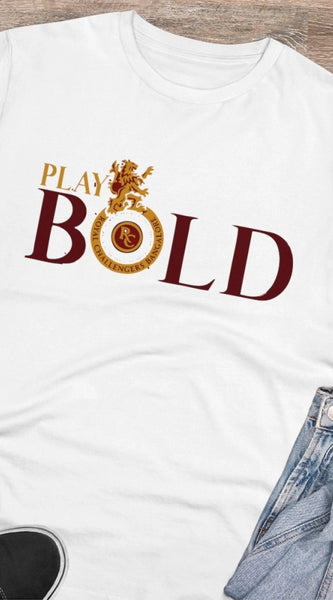 Mayawye Men's PC Cotton Cricket Design Printed T Shirt (Color: White, Thread Count: 180GSM)