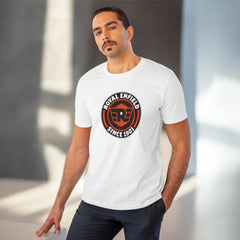 Mayawye Men's PC Cotton Bike Ride Design Printed T Shirt (Color: White, Thread Count: 180GSM)