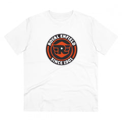 Mayawye Men's PC Cotton Bike Ride Design Printed T Shirt (Color: White, Thread Count: 180GSM)