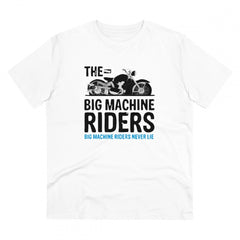 Mayawye Men's PC Cotton Bike Ride Design Printed T Shirt (Color: White, Thread Count: 180GSM)