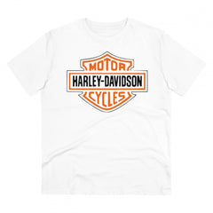 Mayawye Men's PC Cotton Bike Ride Design Printed T Shirt (Color: White, Thread Count: 180GSM)