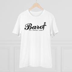 Mayawye Men's PC Cotton Cast Design Barot Printed T Shirt (Color: White, Thread Count: 180GSM)