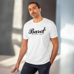 Mayawye Men's PC Cotton Cast Design Barot Printed T Shirt (Color: White, Thread Count: 180GSM)