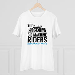 Mayawye Men's PC Cotton Bike Ride Design Printed T Shirt (Color: White, Thread Count: 180GSM)