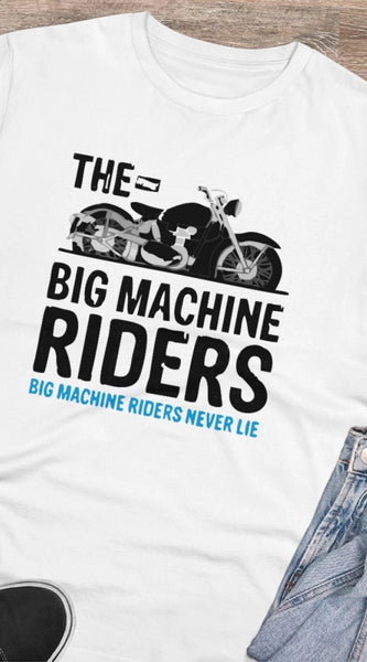 Mayawye Men's PC Cotton Bike Ride Design Printed T Shirt (Color: White, Thread Count: 180GSM)