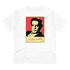Mayawye Men's PC Cotton Bengali Designs Printed T Shirt (Color: White, Thread Count: 180GSM)