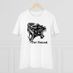 Mayawye Men's PC Cotton Jay Sardar Printed T Shirt (Color: White, Thread Count: 180GSM)