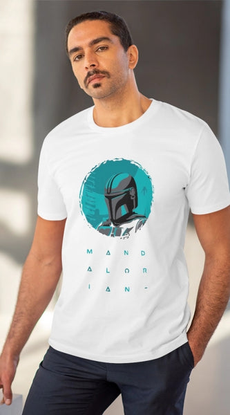 Mayawye Men's PC Cotton Star Wars Printed T Shirt (Color: White, Thread Count: 180GSM)