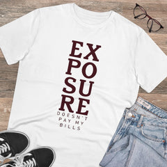 Mayawye Men's PC Cotton Exposure Printed T Shirt (Color: White, Thread Count: 180GSM)