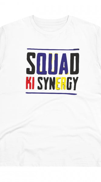 Mayawye Men's PC Cotton Squed Ki Syneagy Printed T Shirt (Color: White, Thread Count: 180GSM)