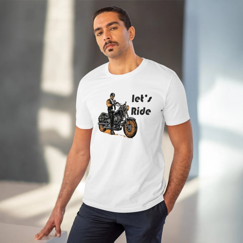 Mayawye Men's PC Cotton Explore The Unseen Printed T Shirt (Color: White, Thread Count: 180GSM)