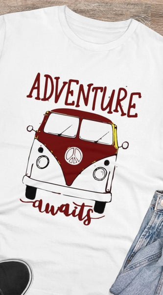 Mayawye Men's PC Cotton Explore The Unseen Printed T Shirt (Color: White, Thread Count: 180GSM)