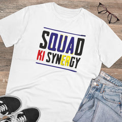 Mayawye Men's PC Cotton Squed Ki Syneagy Printed T Shirt (Color: White, Thread Count: 180GSM)