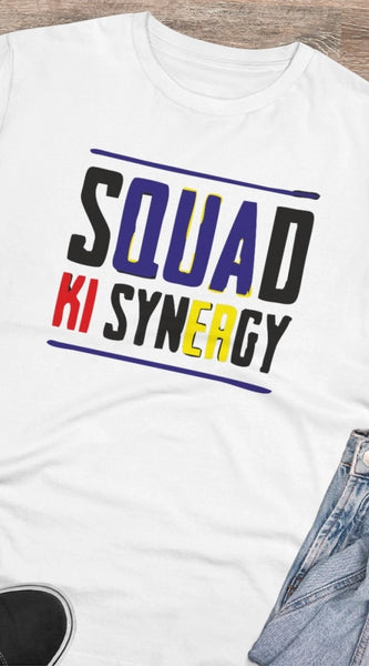 Mayawye Men's PC Cotton Squed Ki Syneagy Printed T Shirt (Color: White, Thread Count: 180GSM)