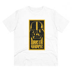 Mayawye Men's PC Cotton Darth Vader Printed T Shirt (Color: White, Thread Count: 180GSM)