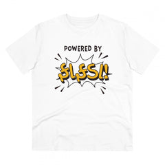 Mayawye Men's PC Cotton Powered Bt Fafda Printed T Shirt (Color: White, Thread Count: 180GSM)