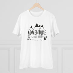 Mayawye Men's PC Cotton Explore The Unseen Printed T Shirt (Color: White, Thread Count: 180GSM)