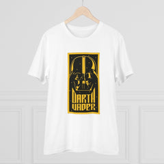 Mayawye Men's PC Cotton Darth Vader Printed T Shirt (Color: White, Thread Count: 180GSM)