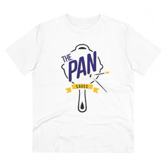 Mayawye Men's PC Cotton The Pan Pubg Printed T Shirt (Color: White, Thread Count: 180GSM)