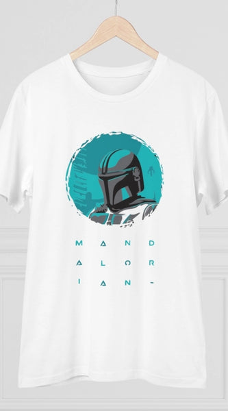 Mayawye Men's PC Cotton Star Wars Printed T Shirt (Color: White, Thread Count: 180GSM)
