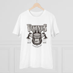 Mayawye Men's PC Cotton Gorila Desing Printed T Shirt (Color: White, Thread Count: 180GSM)