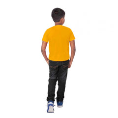 Mayawye Boys Cotton Will Be Cool Half Sleeve TShirt (Mustard)