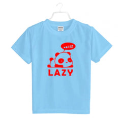Mayawye Boys Cotton Lazy Half Sleeve TShirt (Sky Blue)