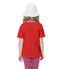 Mayawye Girls Cotton Rowdy Baby Half Sleeve TShirt (Red)