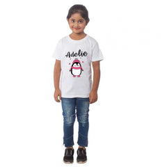 Mayawye Girls Cotton Adelie Half Sleeve TShirt (White)
