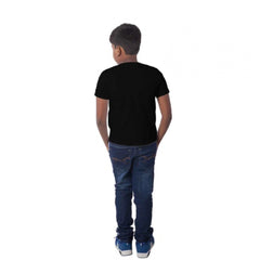 Mayawye Boys Cotton Will Be Cool Half Sleeve TShirt (Black)