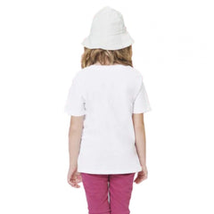 Mayawye Girls Cotton Baby Shark Half Sleeve TShirt (White)