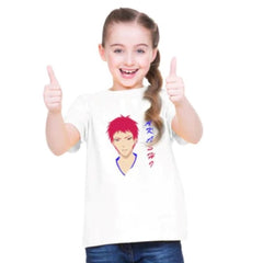 Mayawye Girls Cotton Akashi Half Sleeve TShirt (White)