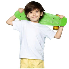 Mayawye Boys Cotton Plain Half Sleeve TShirt (White)