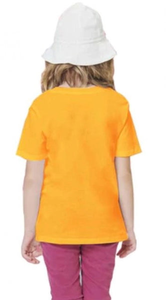 Mayawye Girls Cotton Akashi Half Sleeve TShirt (Yellow)